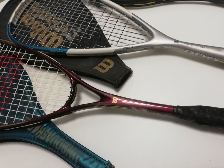 Raquetes de squash