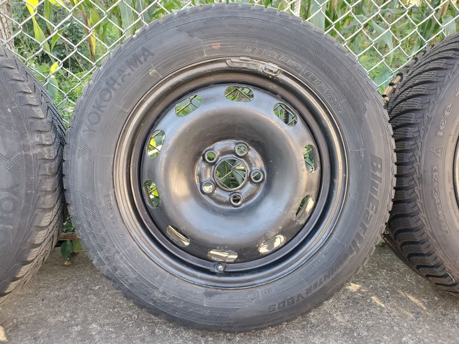 Стальні диски на зимовій резині R15 195/65 5×100