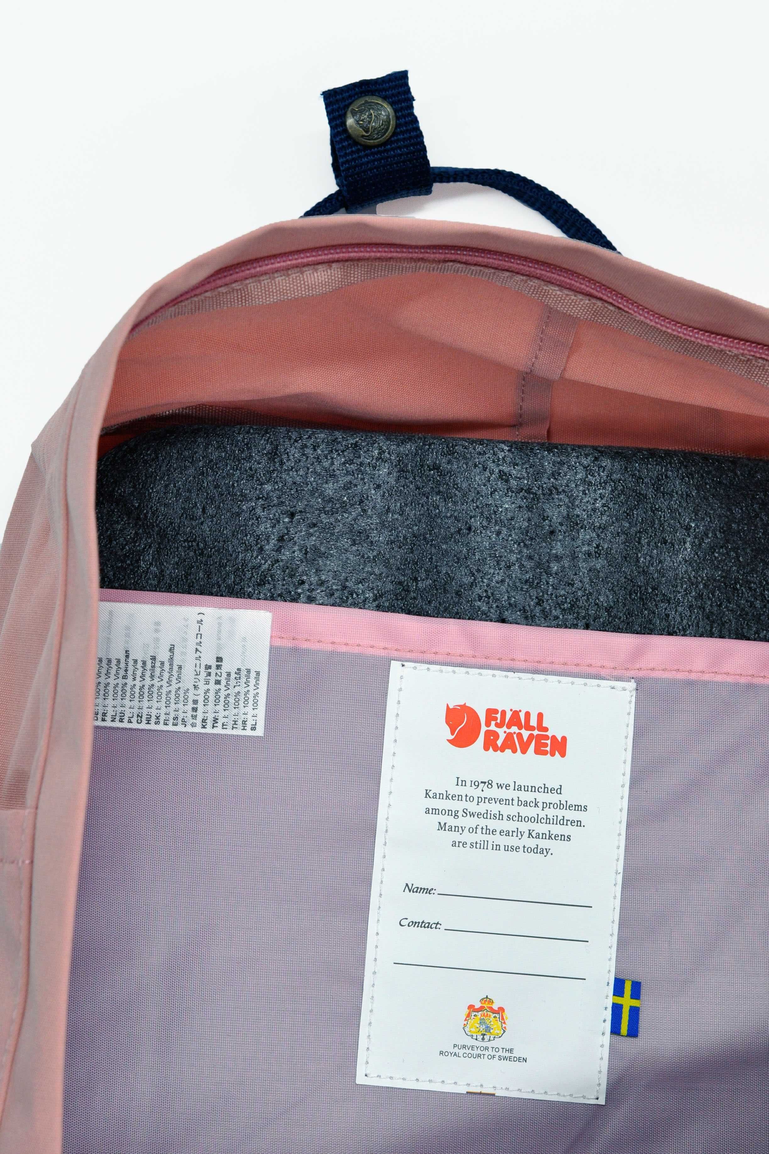 Plecak Fjallraven Kanken 16L kolor Pink Air / różowy