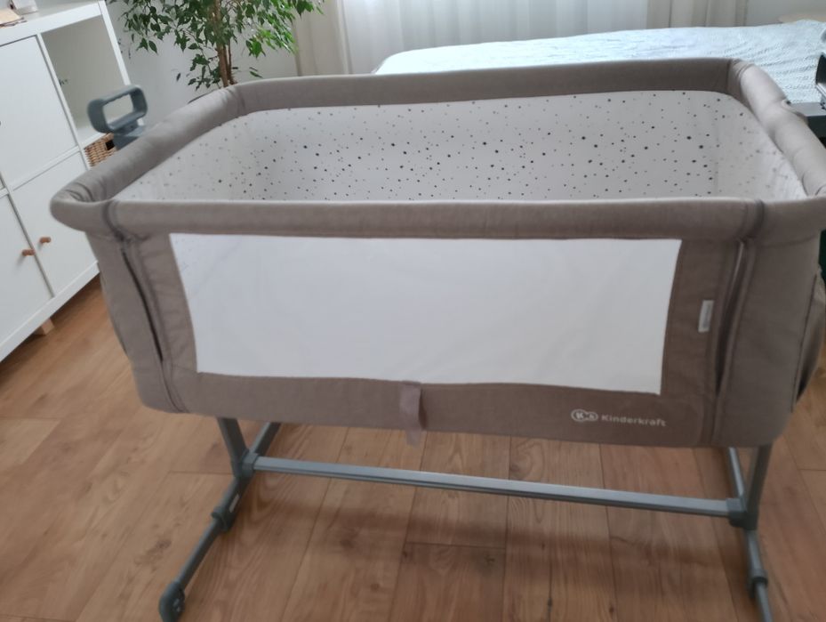 Kinderkraft Łóżeczko Dostawne NESTE Beige