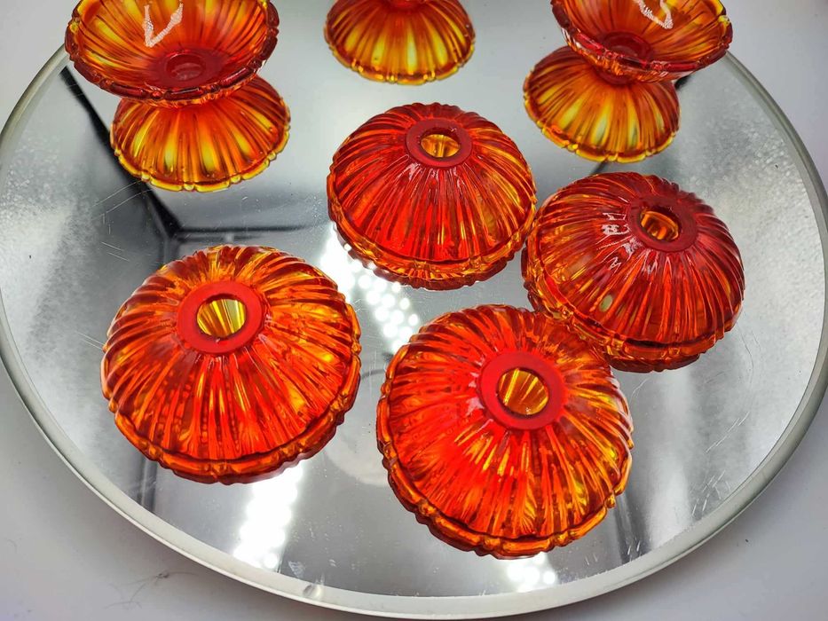 Stara szklana miseczka,miseczki,Bohemia,lata 60-70,cena za 1 sztukę