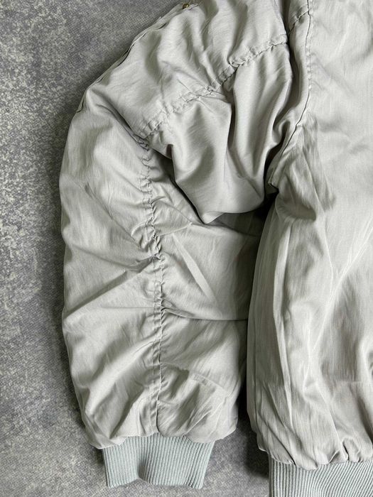 Бомбер двусторонній Аляска куртка сіра Bomber куртка зіпка курточка