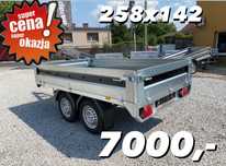 Brenderup 4260ST  ‼️NOWA dwuosiowa przyczepka platforma 258x142 kat B DOSTAWA‼️