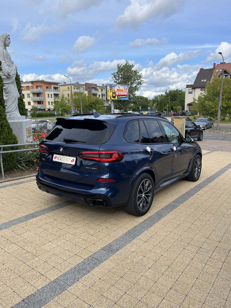 Piekne BMW X6 X5 Auto do ślubu samochod na ślub zawiozę Granat Biała