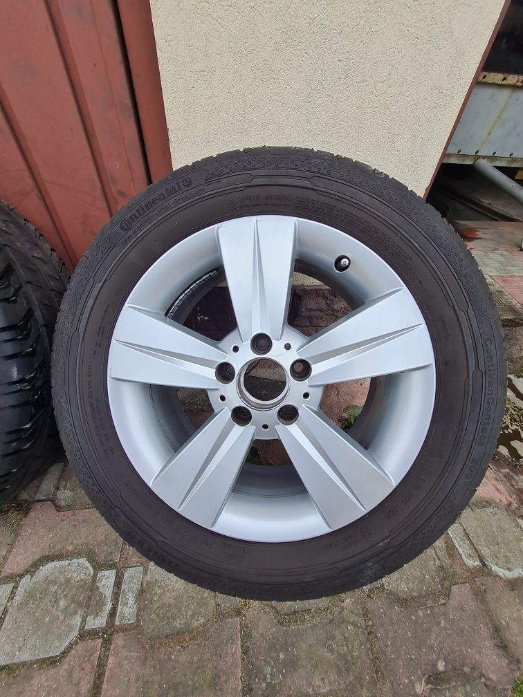 Koła alufelgi Mercedes audi vw 5x112 opony 225/55/17 lato 7mm bierznik