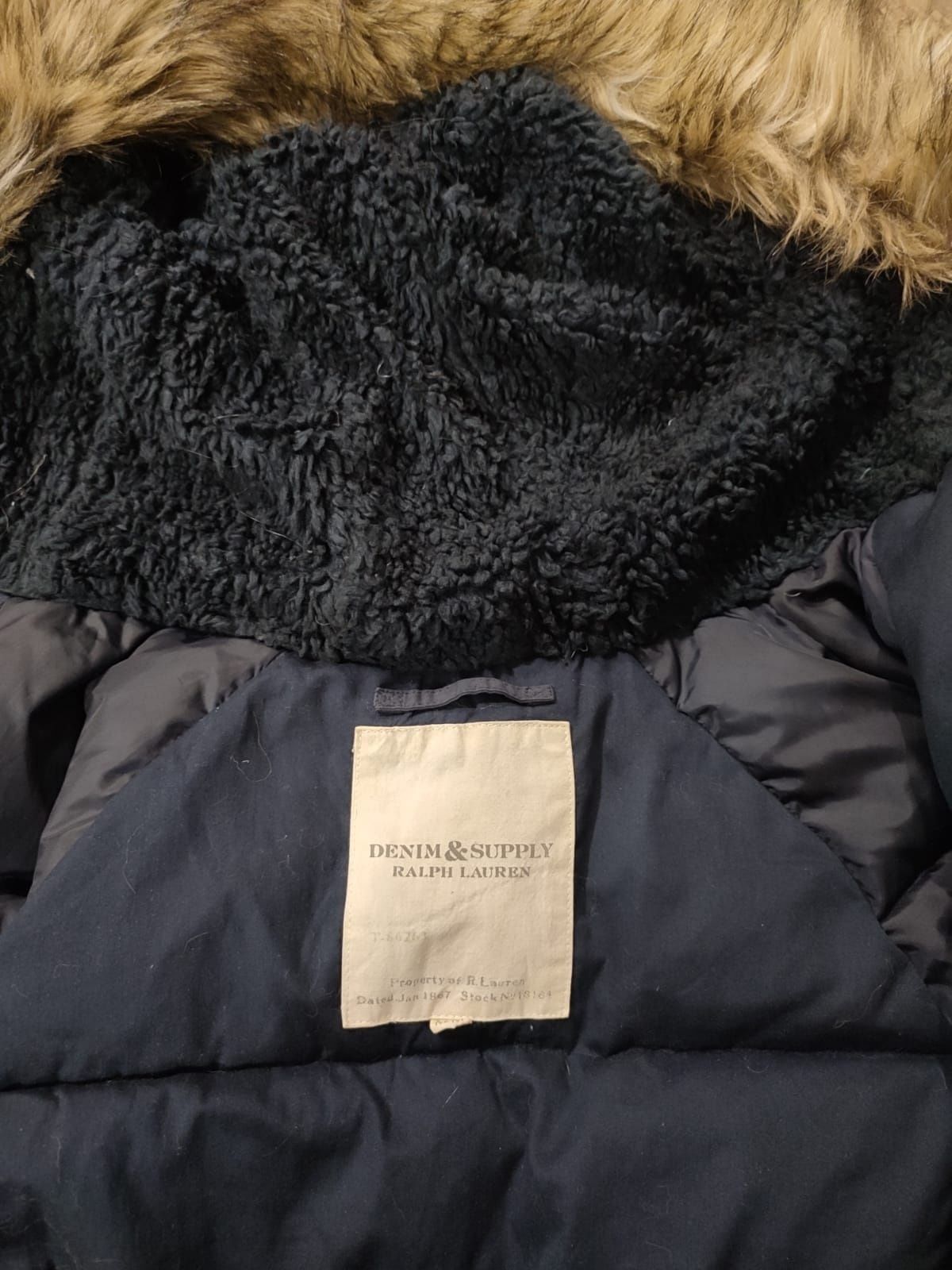 Вінтажна пухова куртка denim&supply Ralph Lauren