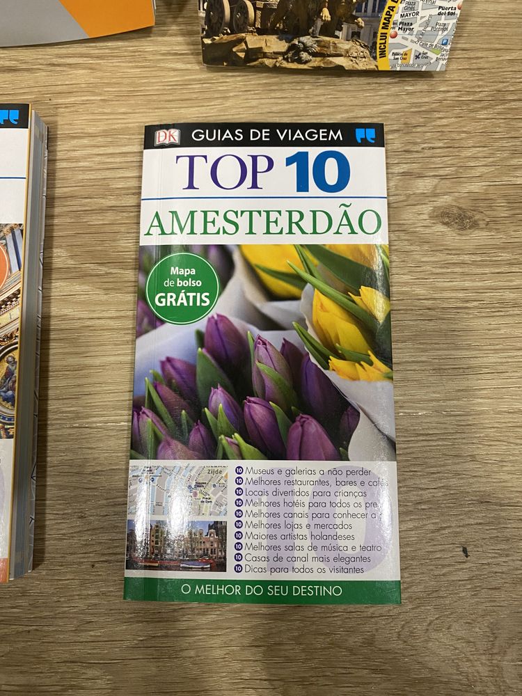 Conjunto livros de viagens