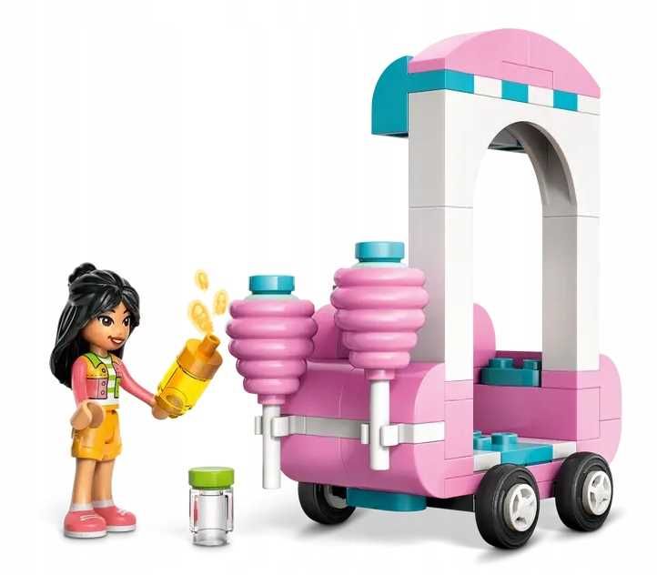 42643 - lego friends - stoisko z watą cukrową i skuter