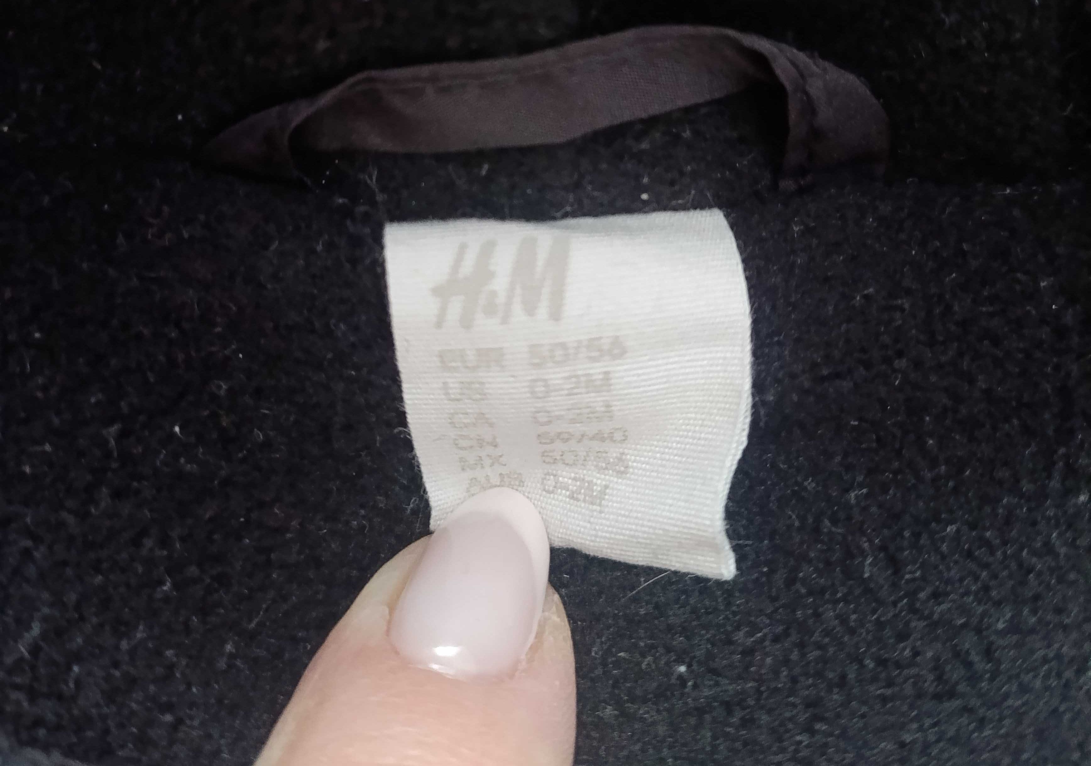 Czarny, zimowy kombinezon do wózka 50/56 H&M