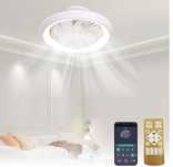 Sufitowa lampa led z wentylatorem 49 cm z pilotem