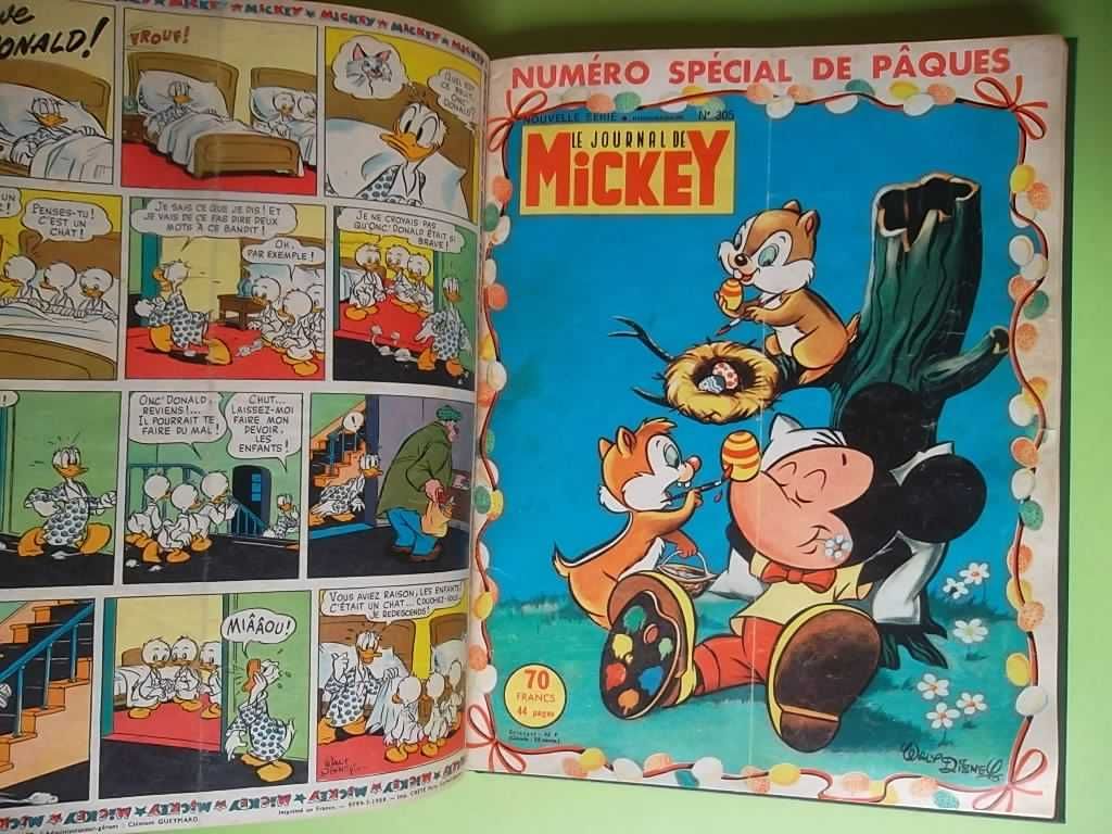 O RATO MICKEY - Volume Encadernado dos anos 50