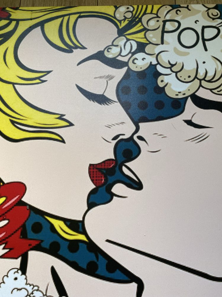 Wydruk pop art, antyrama, obraz