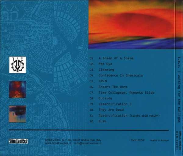 T.A.C. CD Waiting For The Twiling    industrial folk folia