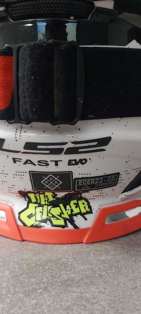 Kask cross quad xl jak nowy