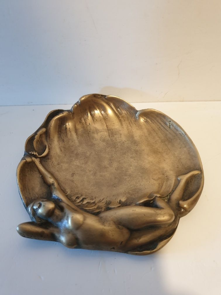 Bilheteira com ninfa  Arte Nova em bronze