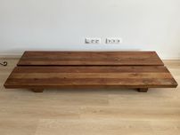 Mesa baixa de madeira maciça 200x70cm