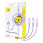 Kabel ładowania 3w1 Baseus USB do USB-C, USB-M, Lightning 3,5A, 1,1m