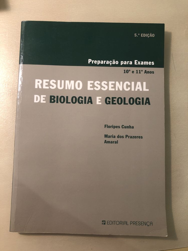 Livro para Exame de Biologia e Geologia