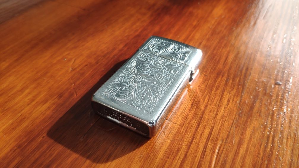 Zippo Slim Venetian 1986