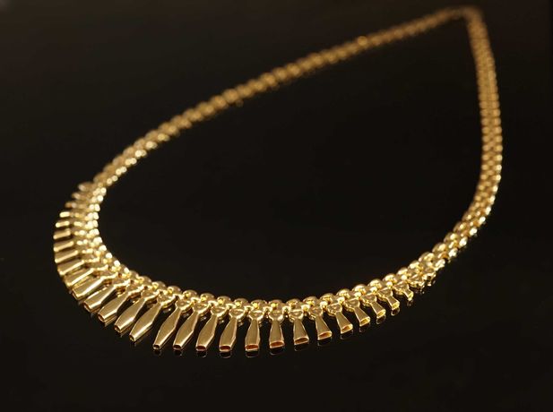 Złoto 585 - złota Kolia naszyjnik Kleopatra bardzo okazała
