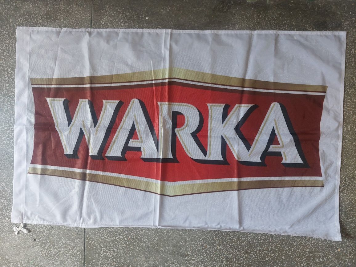 Flaga reklama piwa Warka