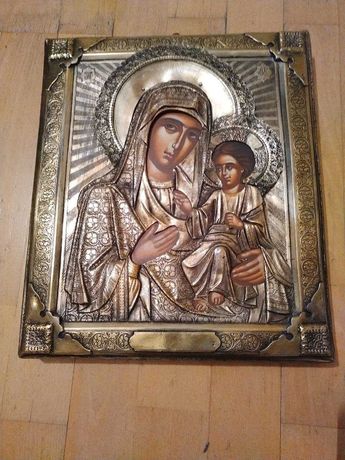 Икона Божья Матери и Исус Христос Греция