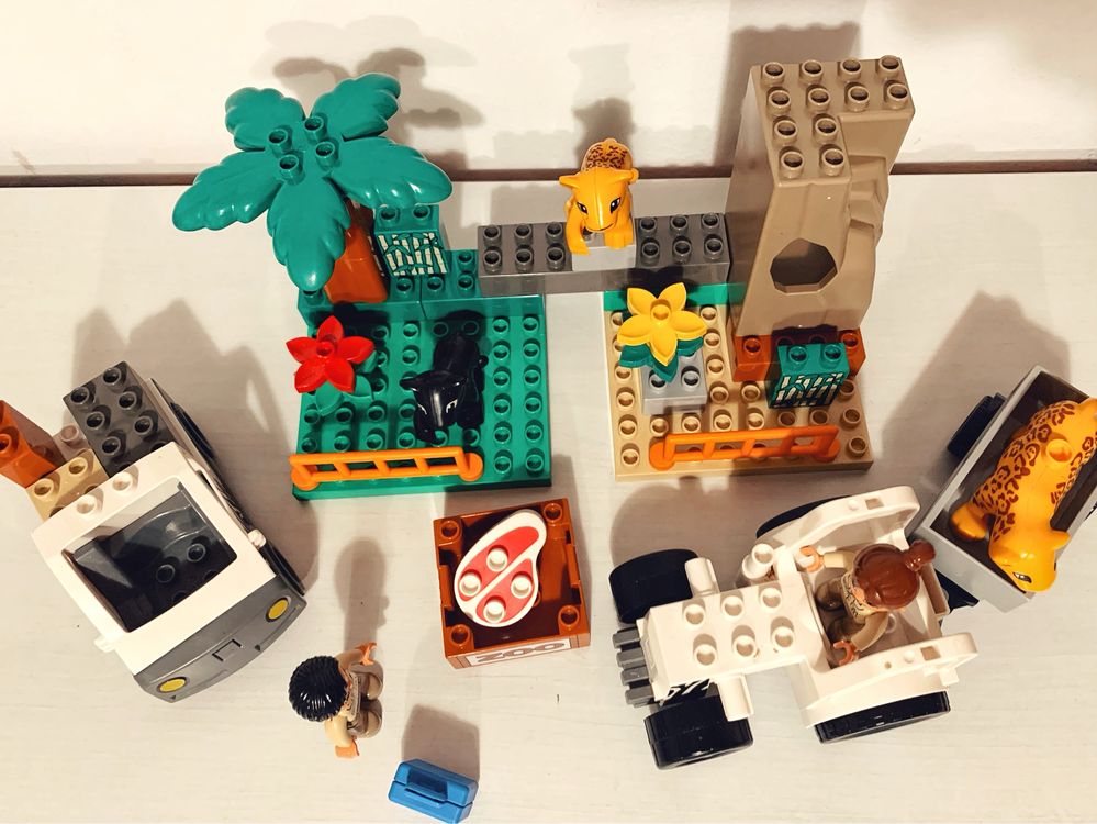 Lego duplo 4971 Pojazdy w zoo