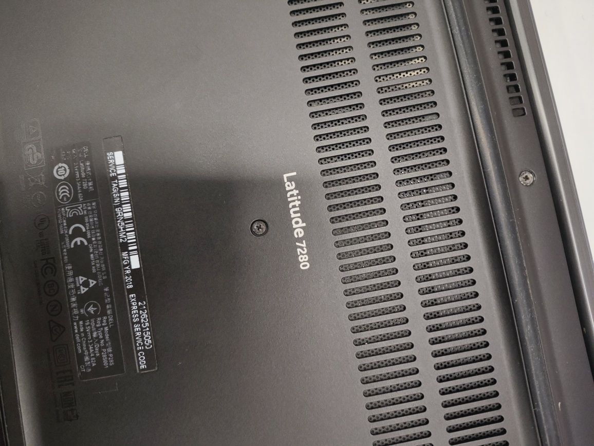 Dell Latitude 7280 ssd + torba