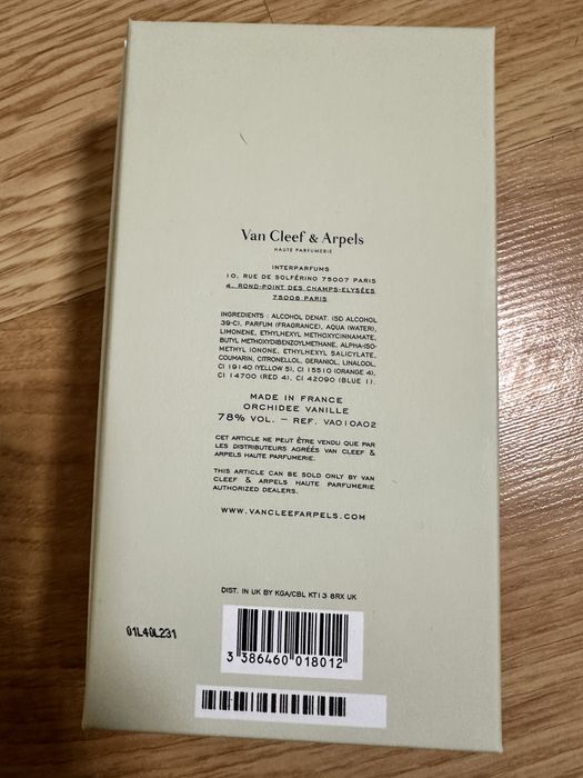 Van Cleef & Arpels Orchidee Vanille распив, духи, парфум, Ванклиф