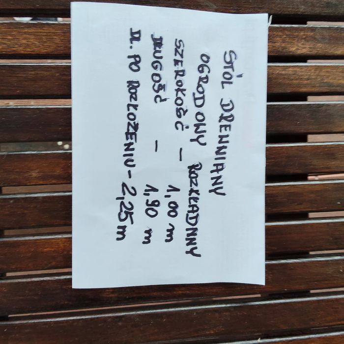 Stół drewniany rozkładany