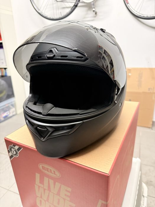 Capacete Bell Qualifier DLX Blackout preto mate XL