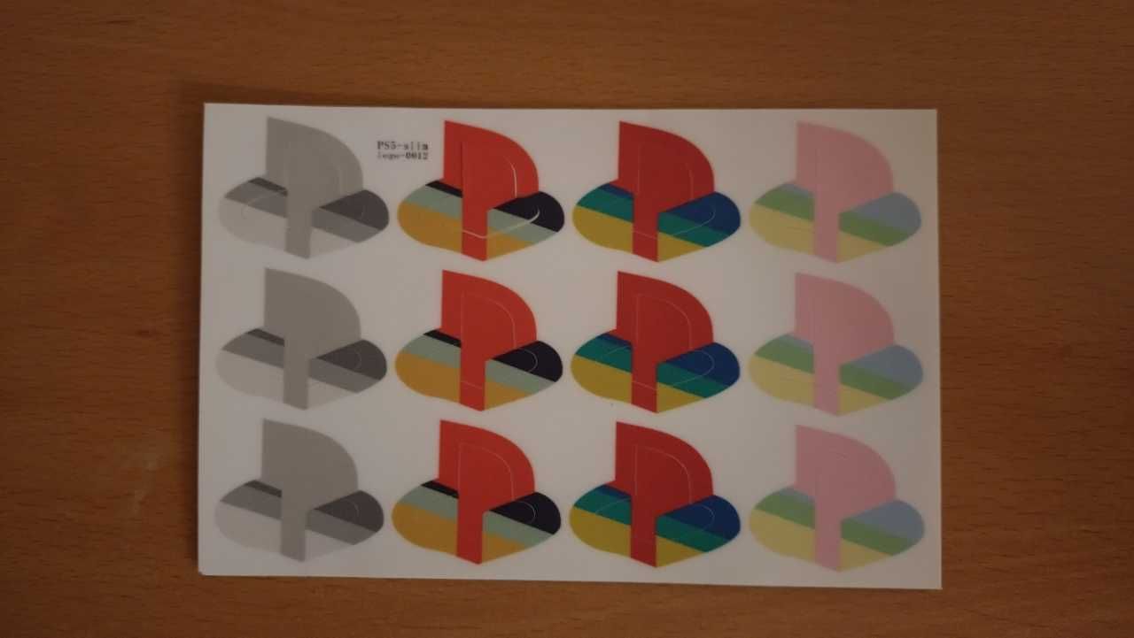 Naklejka na front PS5 czarna mat matowa ochronna ozdobna.