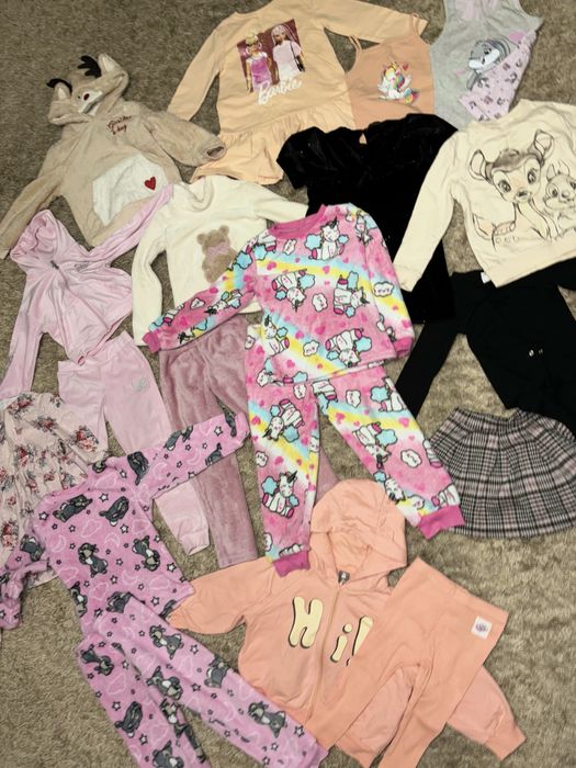 Піжама тепла б/у на дівчинку 4-5 років 110 років домашній одяг