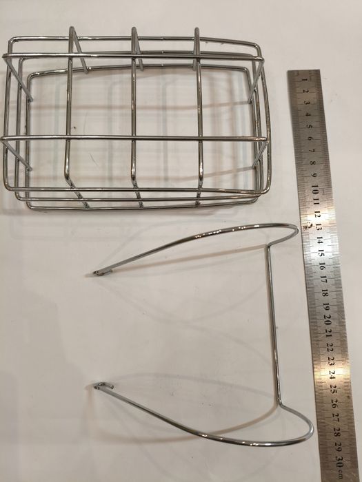 Полка в ванну нержавійка