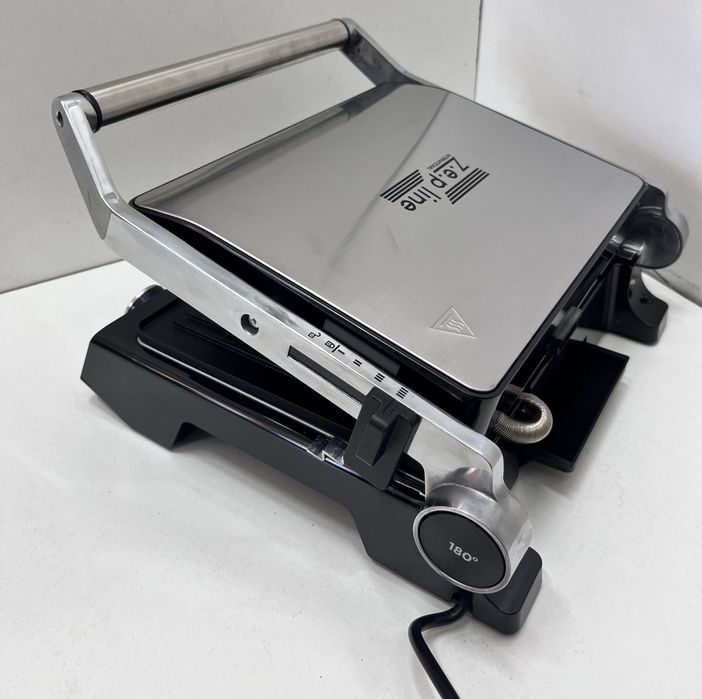 Прижимной электрический гриль 3500 Вт Zepline со съемными пластинами