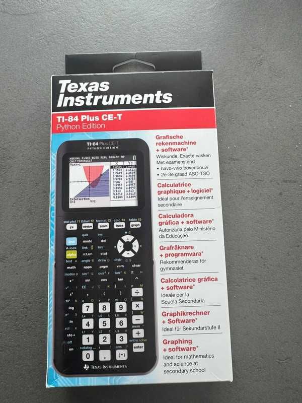 Calculadora TI 84 Plus CE-T Phyton Edition