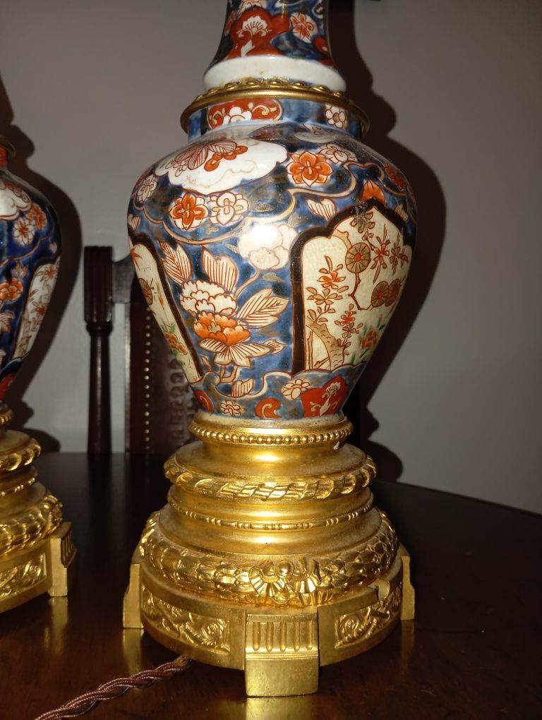 Candeeiros Vintage de Porcelana