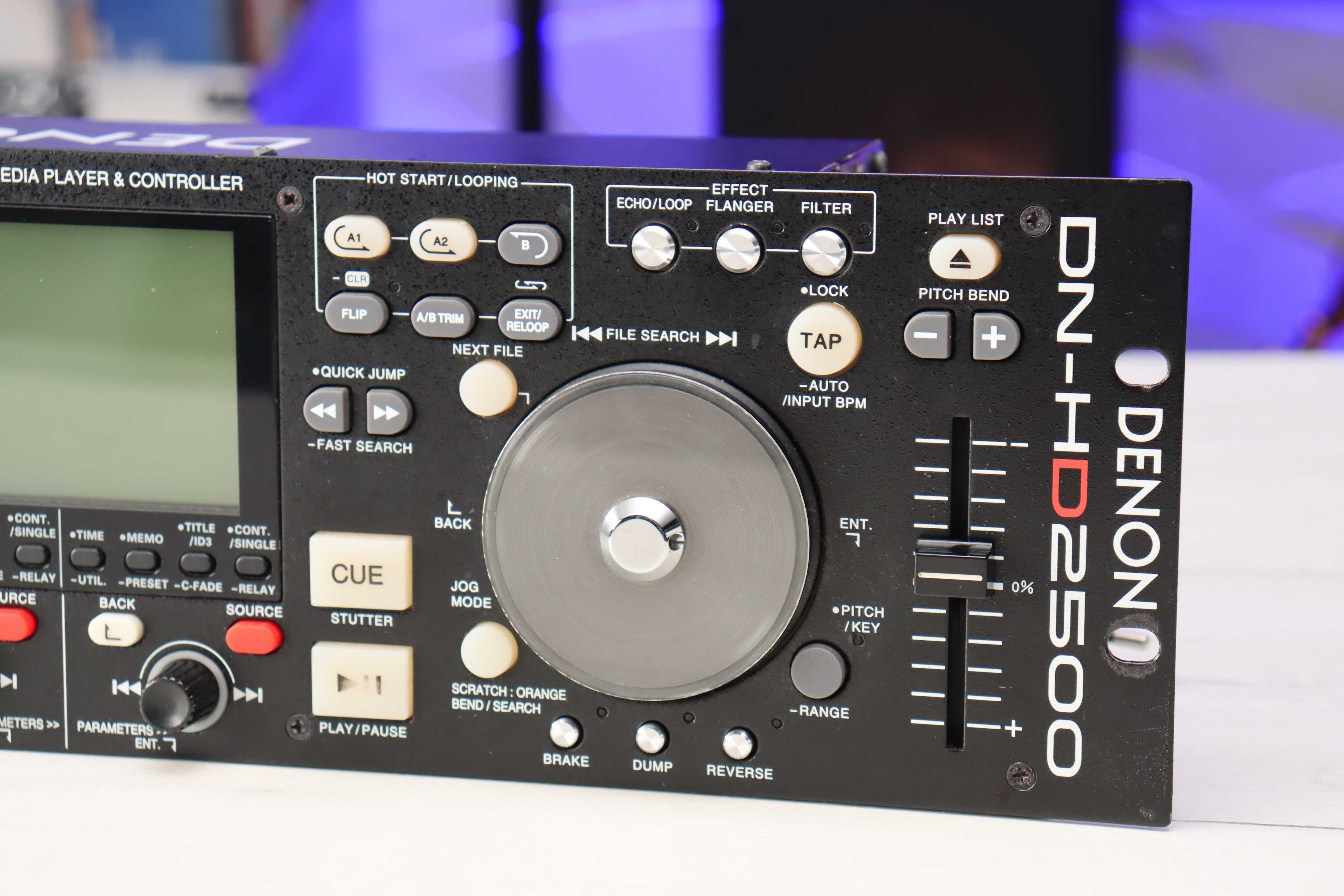 DENON DN-HD2500 Odtwarzacz DJ MP3 USB z twardym dyskiem Rack Japoński