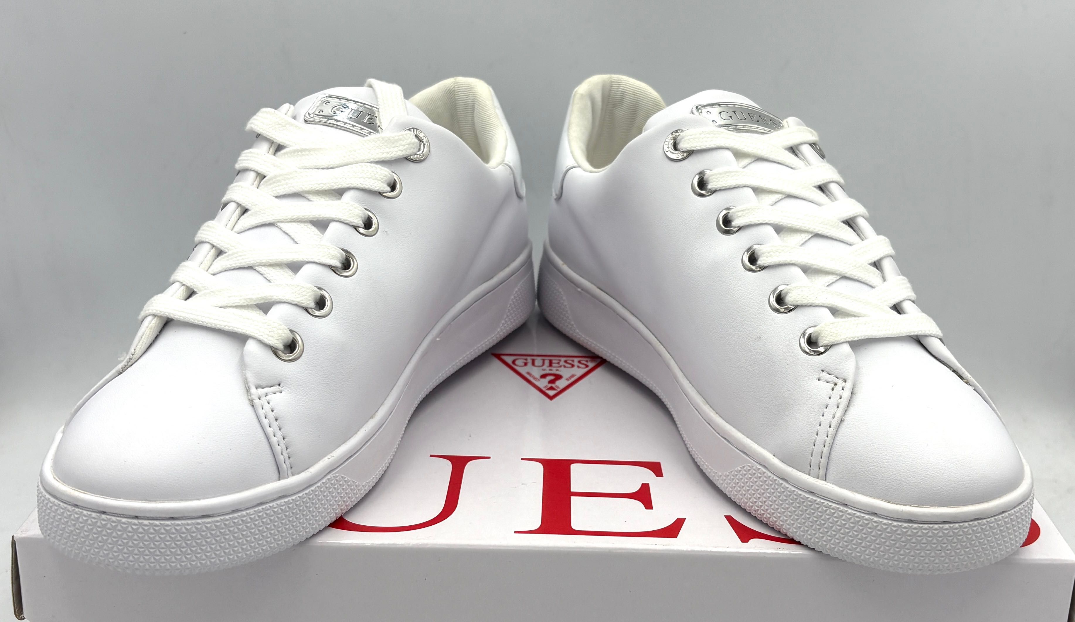 ‼️Nowe oryginalne trampki sneakersy GUESS Riderr białe 38 AZ 176