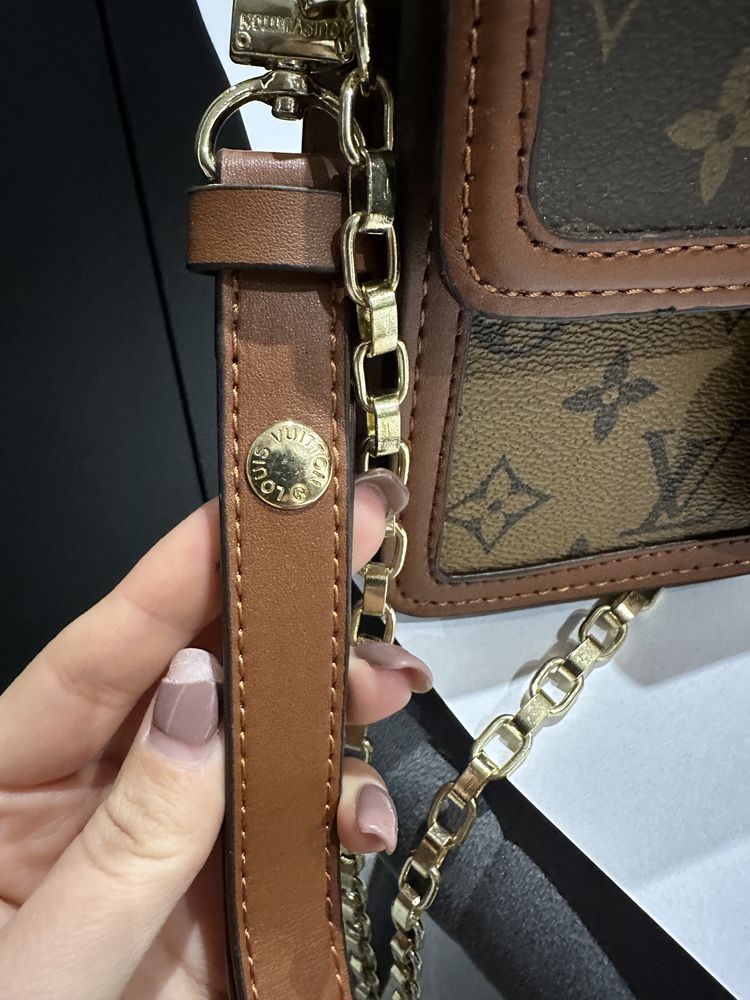 Torebka Louis Vuitton Mini Dauphine Mała Brązowa