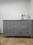 Komoda ikea hemnes szara 160x96