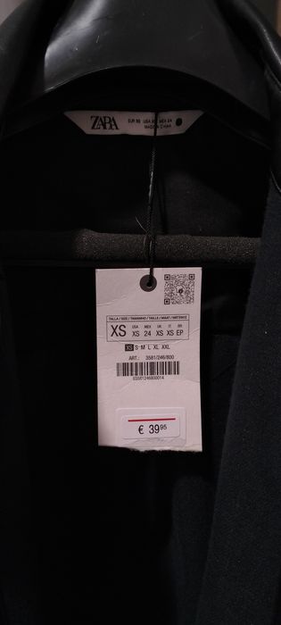 Jaqueta couro da Zara