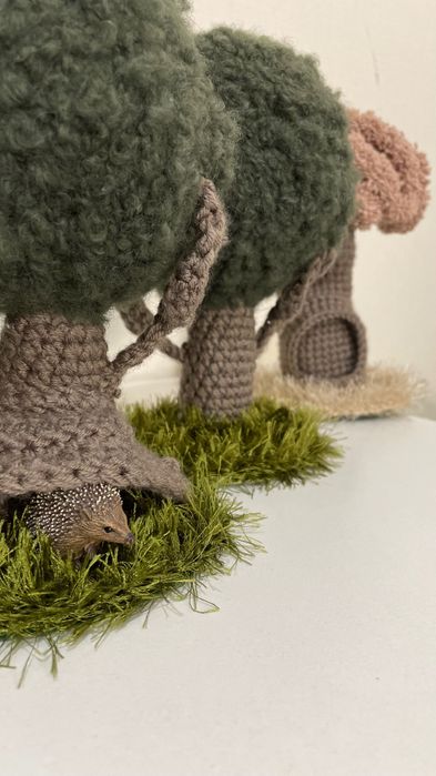 Вʼязані килимки для сюжетних ігор малечі