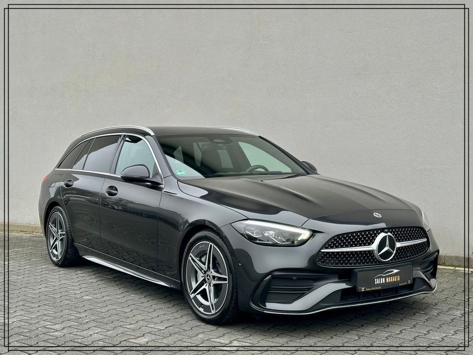 Mercedes-Benz Klasa C AMG fulled kamera burmester skóra navi ACC FV-23%