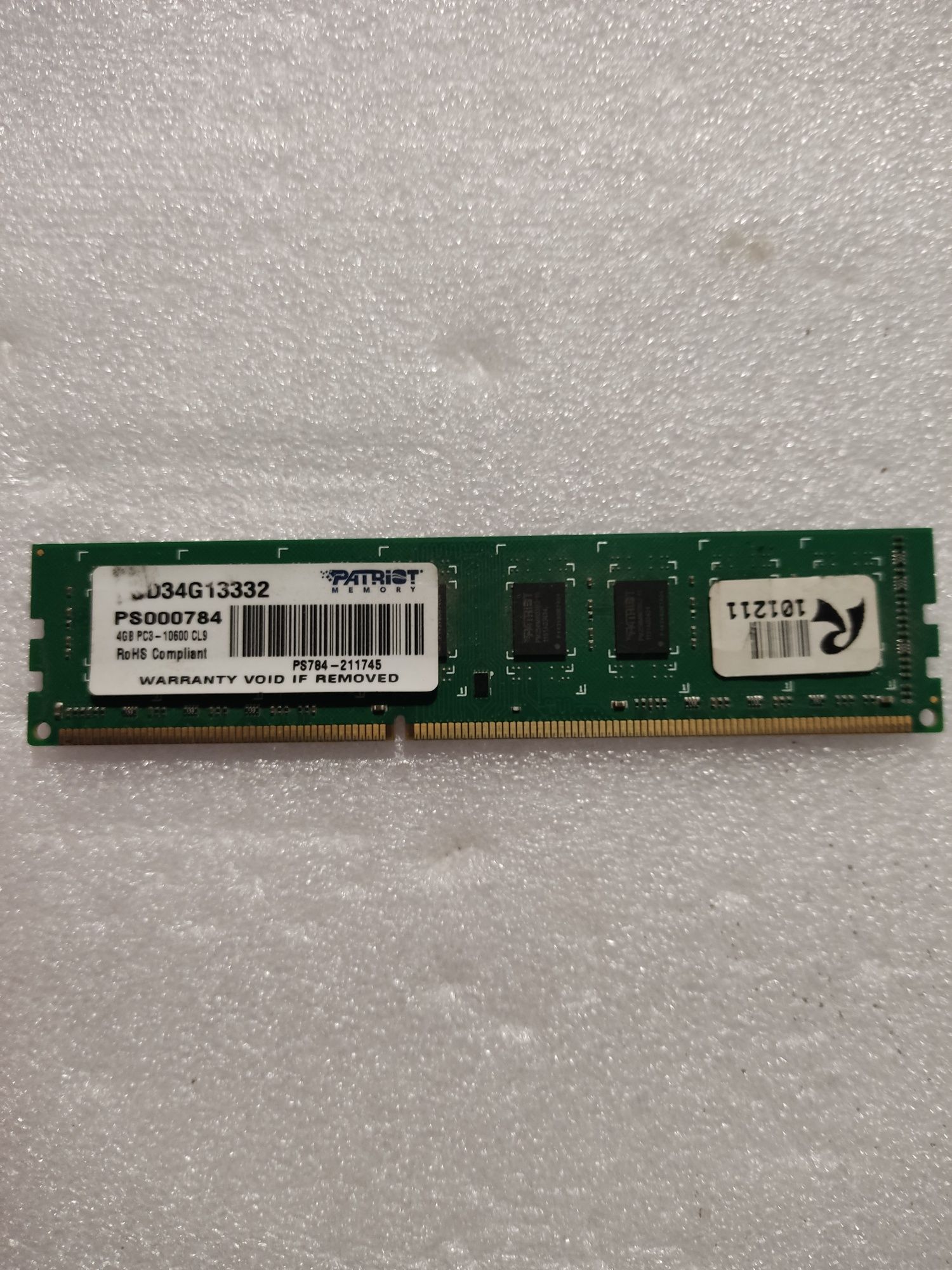 Оперативная память Patriot DDR3-4 GB