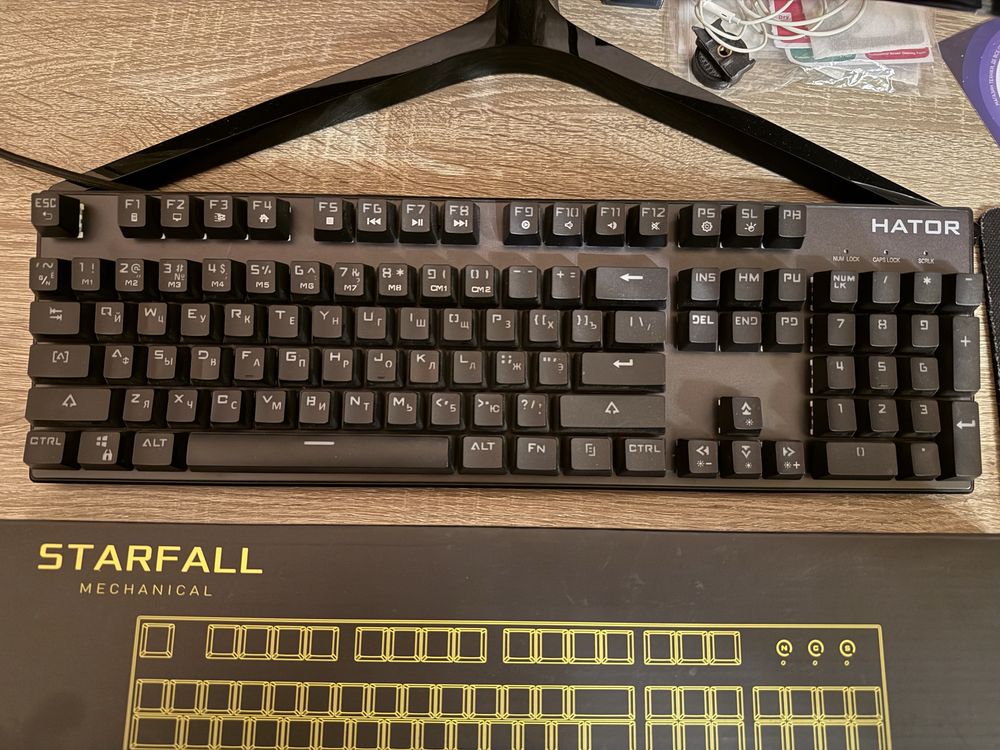 Клавиатура механическая HATOR Starfall Rainbow Origin Red (HTK-608