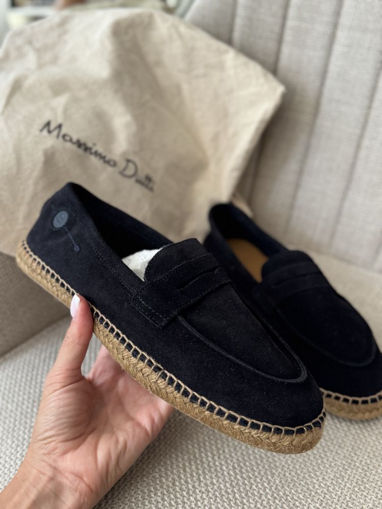 Еспадрильї Massimo Dutti із замши чоловічі