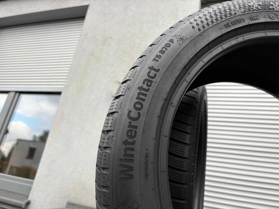 2szt zimowe 245/45R19 Continental 6,8mm 2022r świetny stan! Z924 gwar