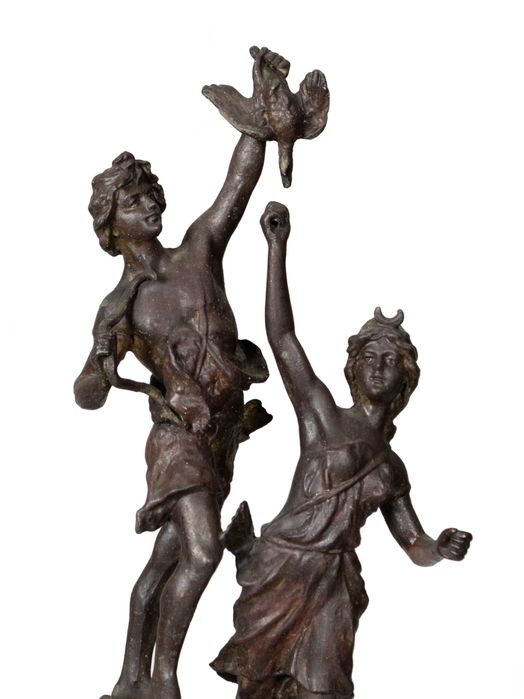 Relógio Escultura Napoleão III com a Deusa Diana, Século XIX