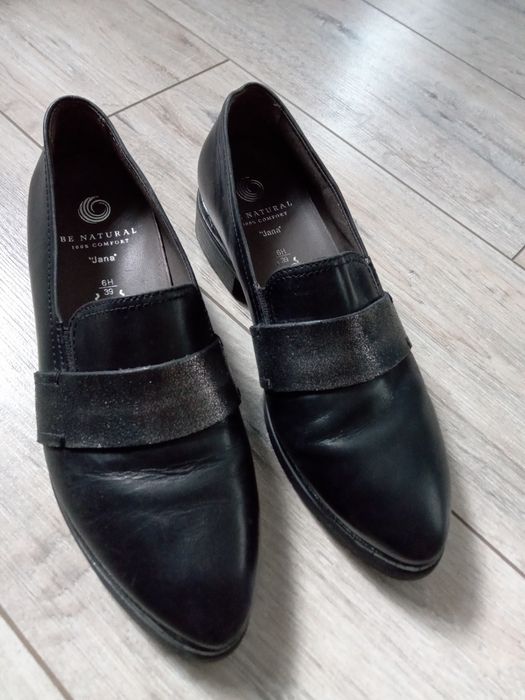 Buty, półbuty, mokasyny damskie. Skóra naturalna. 39/40